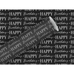 Rouleau de papier cadeau - 1,5 x 0,7 m - Happy Birthday Bulles