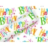 Rouleau de papier cadeau - 2 x 0,7 m - Happy Birthday Dance