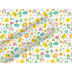 Rouleau de papier cadeau - 2 x 0,7 m - Hello Sunshine