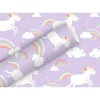 Rouleau de papier cadeau - 2 x 0,7 m - Licorne