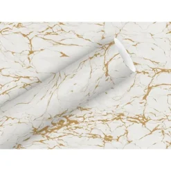 Rouleau de papier cadeau - 2 x 0,7 m - Marbre Gris