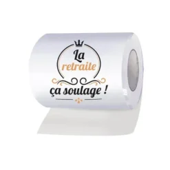 Rouleau de papier WC - La retraite, ça soulage !