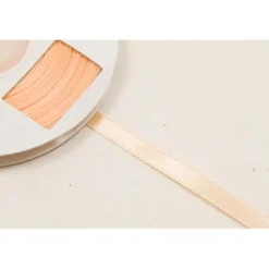 Rouleau de ruban en satin - 25 m - Couleur au choix