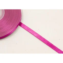 Rouleau de ruban en satin - 25 m - Couleur au choix