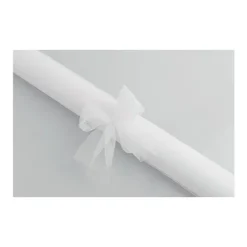 Rouleau de tulle blanc