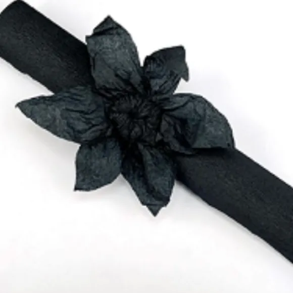 Rouleau papier crépon 10m – Noir