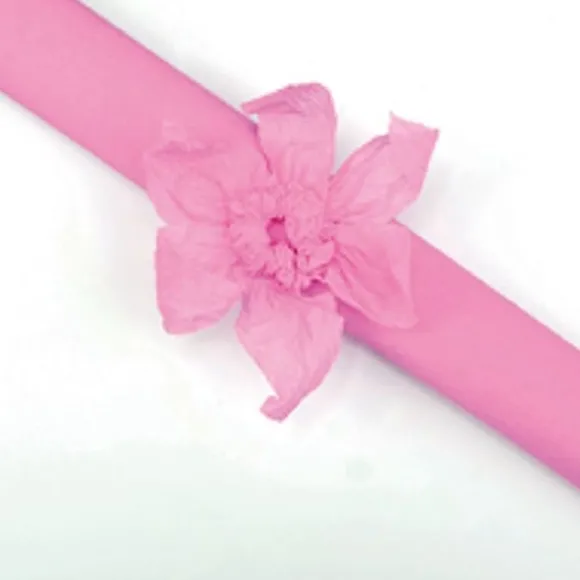 Rouleau papier crépon 10m – Rose