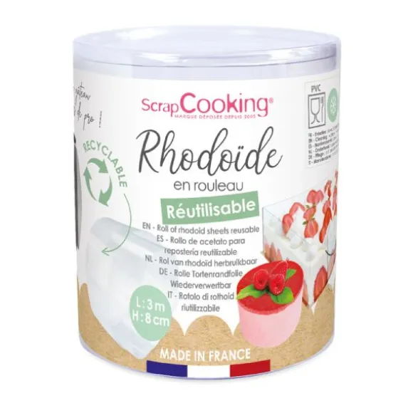 Ruban de rhodoïde pour entremets - 3 m