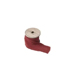 Ruban de table en gaze de coton - 3 m - Couleur au choix