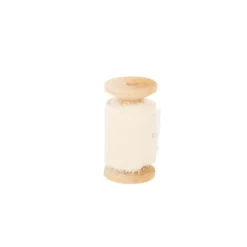Ruban effiloché en mousseline de soie - Couleur au choix