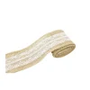 Ruban en toile de jute et dentelle 6 cm x 2 M