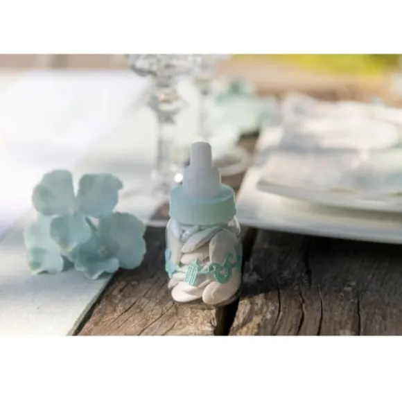 4 Rubans Assortis "Baby" - Vert Menthe