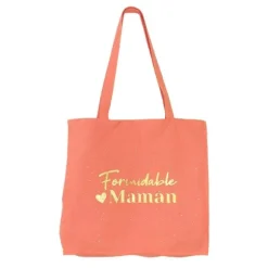 Sac cabas en gaze de coton "Formidable Maman" - Collection Maman d'Amour