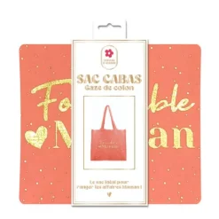 Sac cabas en gaze de coton 