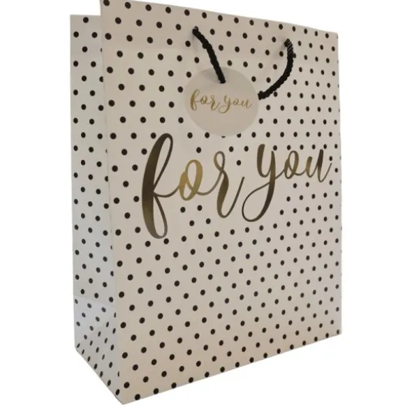 Sac cadeau en papier - For You - Taille M