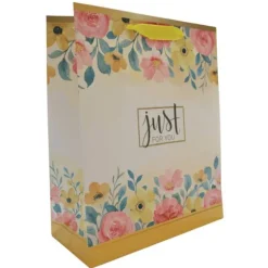 Sac cadeau en papier - Just For You - Taille M
