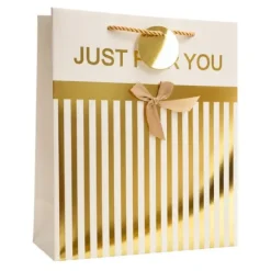 Sac cadeau en papier - Just For You - Taille M