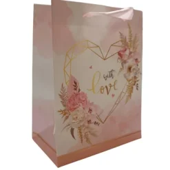 Sac cadeau en papier - Love - Taille S