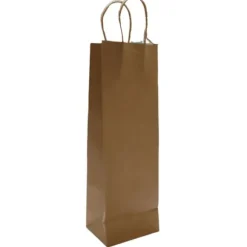 Sac cadeau kraft en papier pour bouteille