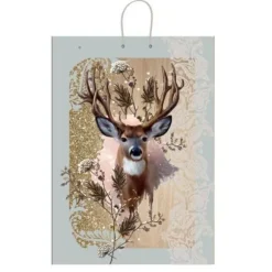 Sac Cadeaux de Noël - Cerf - Grand Modèle