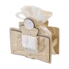 Sachet dans décor en bois - Communion