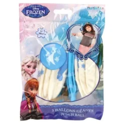 Sachet de 3 ballons à frapper - La Reine des Neiges - 45 cm