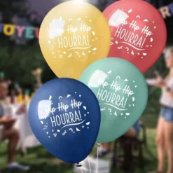 Sachet de 8 ballons - Joyeux Anniversaire - Collection Confettis