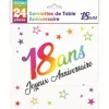 Sachet de 6 ballons Métallisés Argent - Joyeux Anniversaire