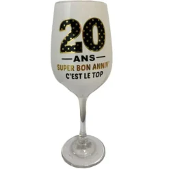 Sachet de 6 ballons Métallisés Argent - Joyeux Anniversaire