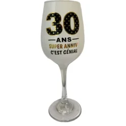 Sachet de 6 ballons Métallisés Argent - Joyeux Anniversaire