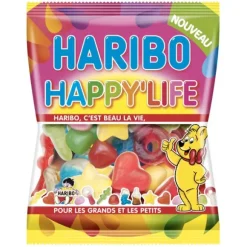 Sachet de bonbons gélifiés - Happy' Life - HARIBO - 120 g