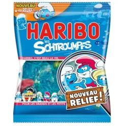 Sachet de bonbons gélifiés - Les Schtroumpfs - HARIBO - 120 g