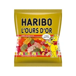 Sachet de bonbons gélifiés - L'ours d'or - HARIBO - 120 g