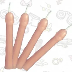 Sachet de 6 bougies bouts-zizi
