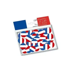 Sachet de 150 confettis de table Drapeau France