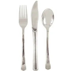 Sachet de 18 Couverts Réutilisables - Argent