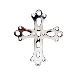 Sachet de 4 croix catholique métal
