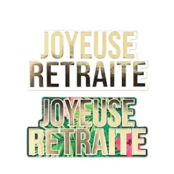Sachet de 20 décorations de table pour retraite