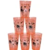 Sachet de 6 Gobelets en Plastique Rigide - Araignée