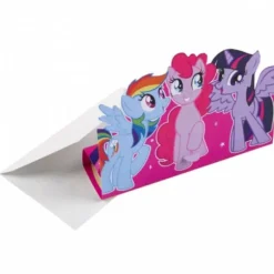 Sachet de 8 Invitations "My Little Pony" avec Enveloppes