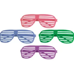 Sachet de 4 Lunettes à Lames - Multicolore