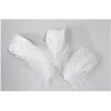 Sachet de 20 Plumes Décoratives Pailletées - Blanc