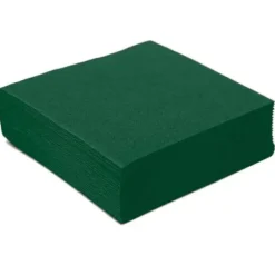 Sachet de 50 serviettes Cocktail - Vert Sapin