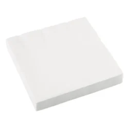 Sachet de 20 serviettes cocktail - Blanc