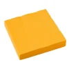 Sachet de 20 serviettes cocktail - Jaune Soleil