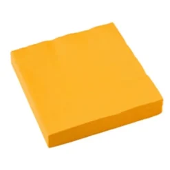 Sachet de 20 serviettes - Jaune Soleil