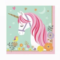 Sachet de 16 serviettes "Licorne Magique"