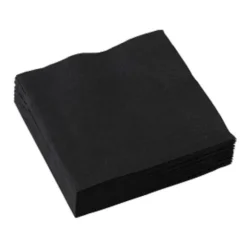 Sachet de 20 serviettes - Noir