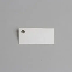 Sachet de 12 étiquettes rectangulaires "Vitamine" - Ivoire nacré