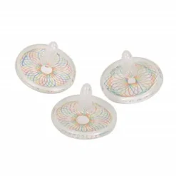 Sachet de 8 Toupies - Spirales Phosphorescentes